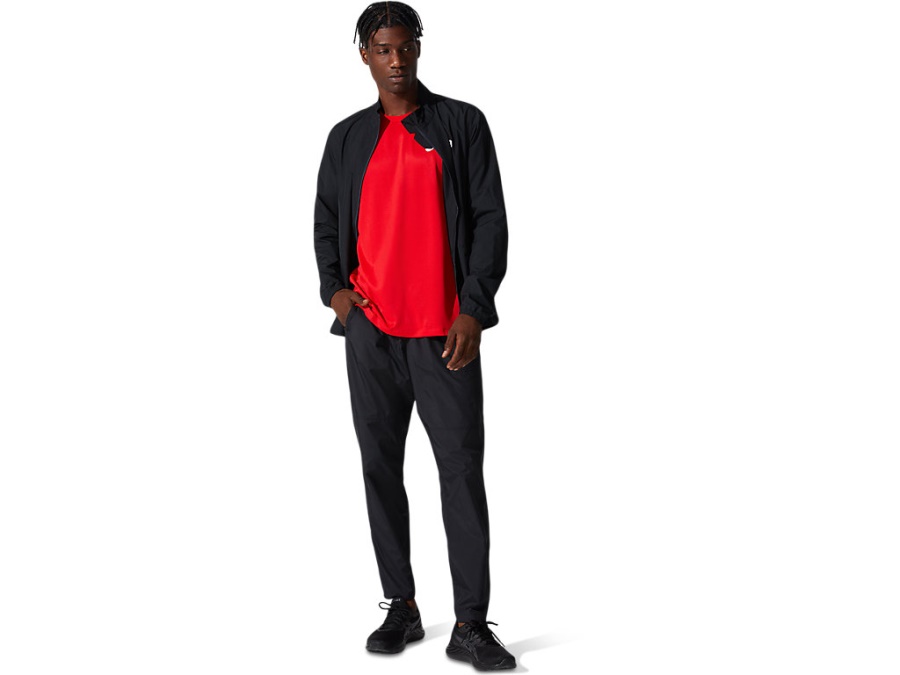 Asics Performance Black SILVER WOVEN PANT