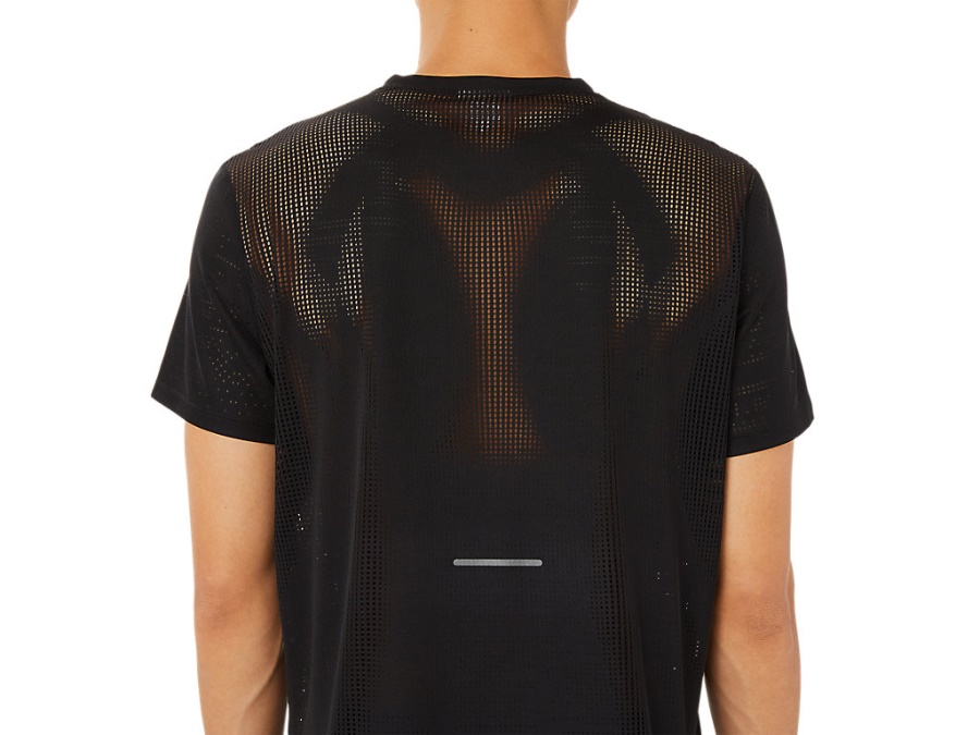 Asics Performance Black VENTILATE ACTIBREEZE SHORT SLEEVED TOP