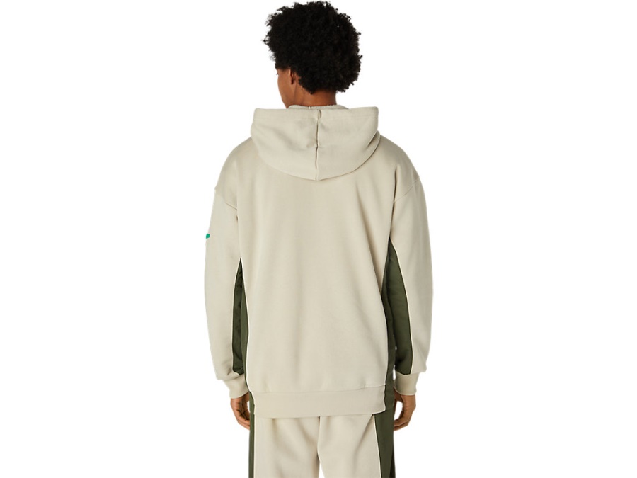 Asics Putty BRUSHED FRENCH TERRY FULL ZIP HOODIE