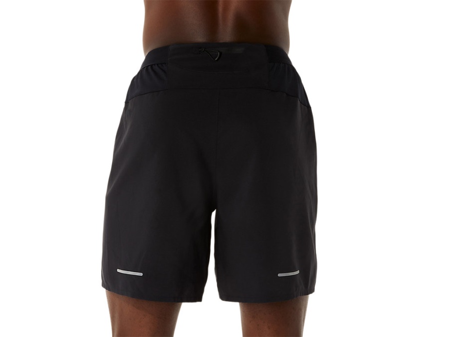 Asics ROAD 2-N-1 7 INCH SHORT Performance Black-Carrier Grey