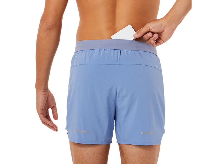 Asics ROAD 5 INCH SHORT Blue Harmony