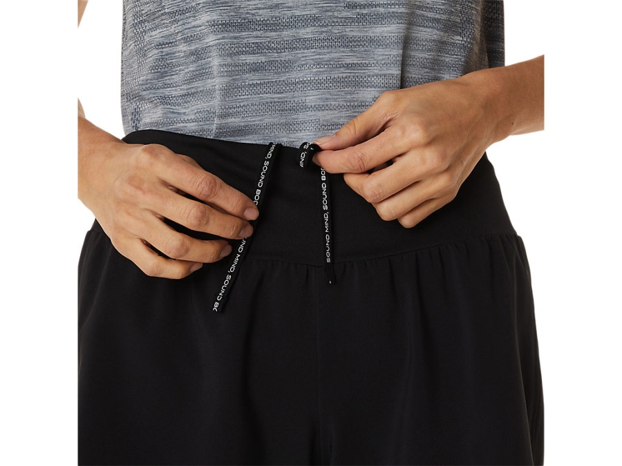 Asics ROAD 55 INCH SHORT Performance Black