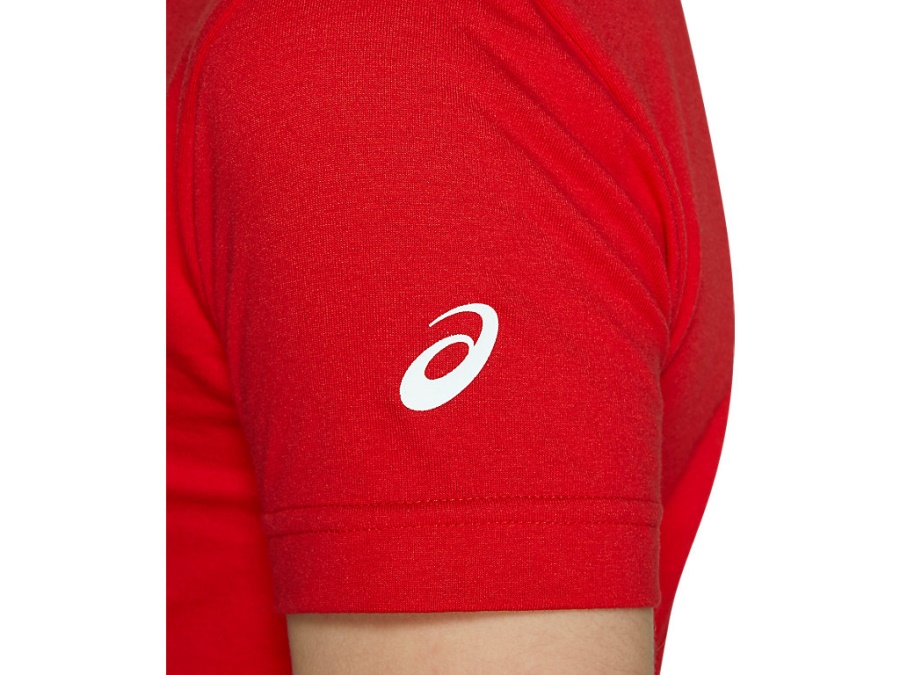 Asics SHORT SLEEVED TEE Classic Red