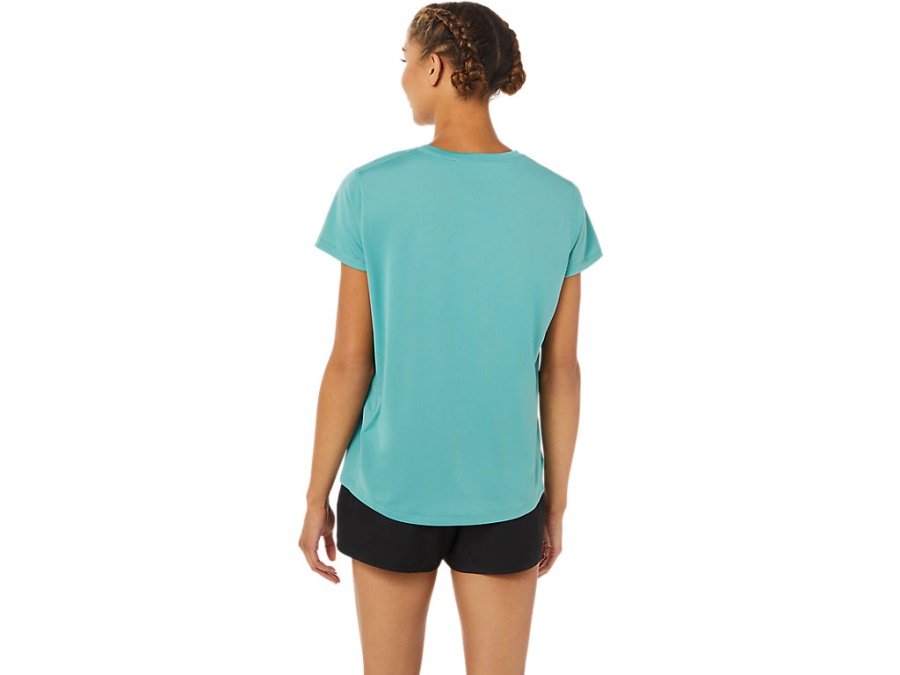 Asics SILVER SHORT SLEEVED TOP Sage