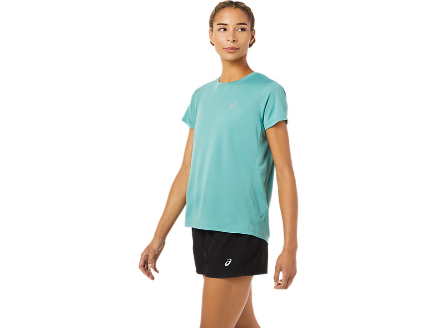 Asics SILVER SHORT SLEEVED TOP Sage