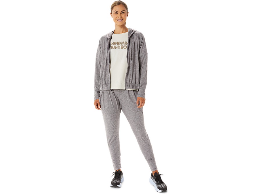 Asics SOFT STRETCH KNIT PANT Smoke Shadow Heather