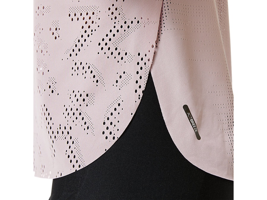 Asics VENTILATE ACTIBREEZE SHORT SLEEVED TOP Barely Rose