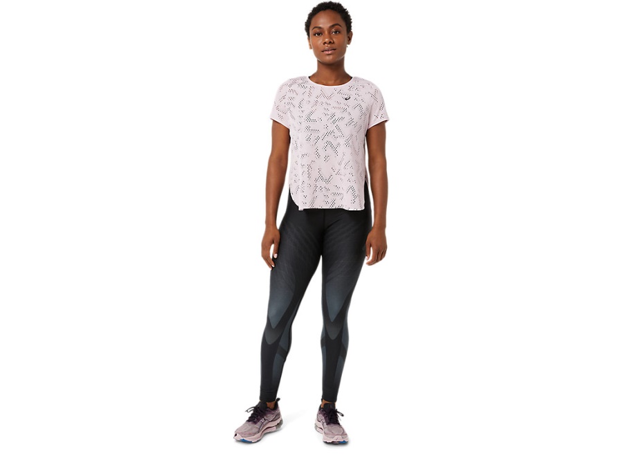 Asics VENTILATE ACTIBREEZE SHORT SLEEVED TOP Barely Rose