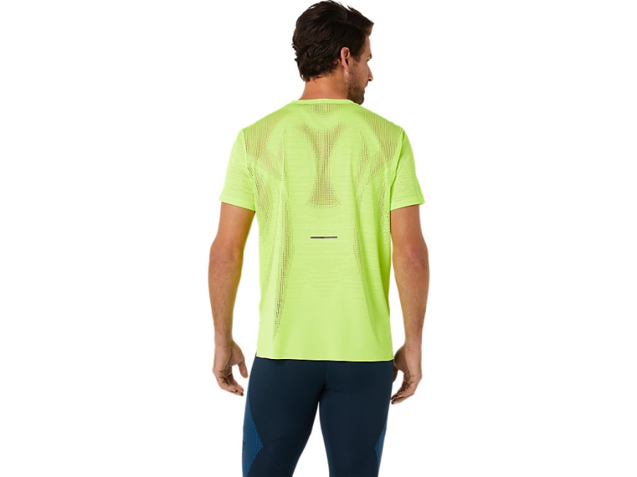 Asics VENTILATE ACTIBREEZE SHORT SLEEVED TOP Hazard Green