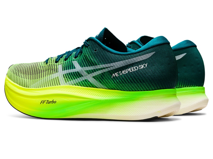 Asics Velvet Pine-Safety Yellow METASPEED SKY+