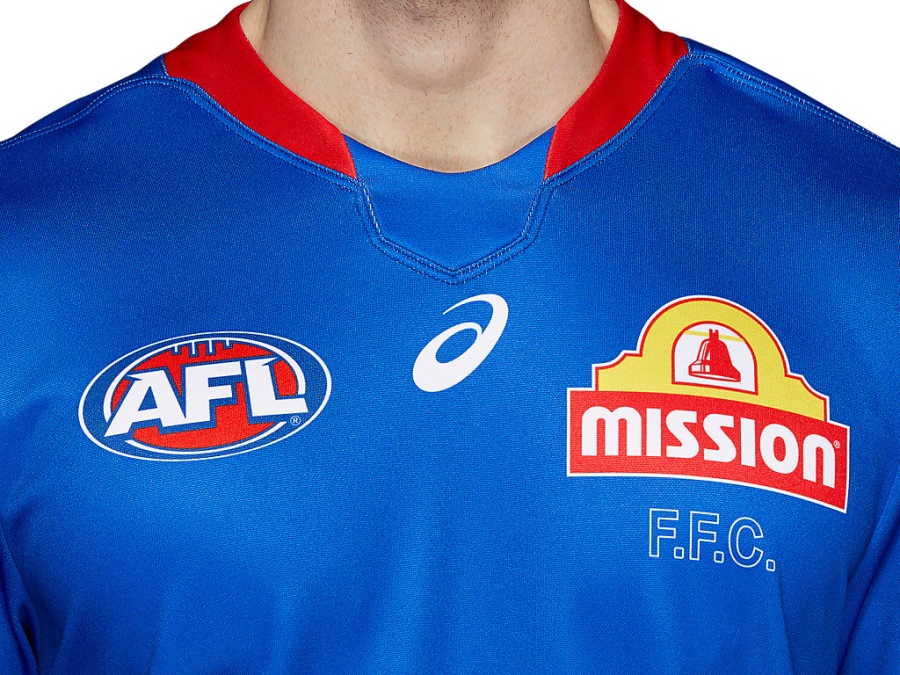 Asics WESTERN BULLDOGS REPLICA HOME LONG SLEEVED Electric Blue