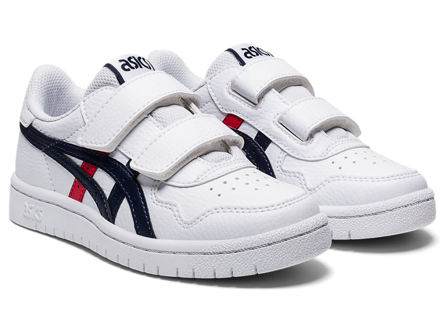 Asics White-Classic Red JAPAN S PS