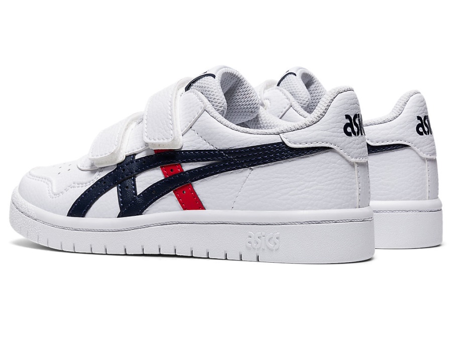 Asics White-Classic Red JAPAN S PS