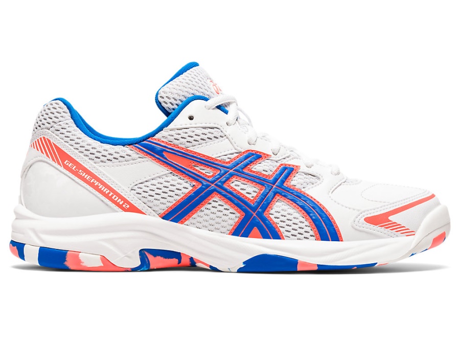 White-Electric Blue
