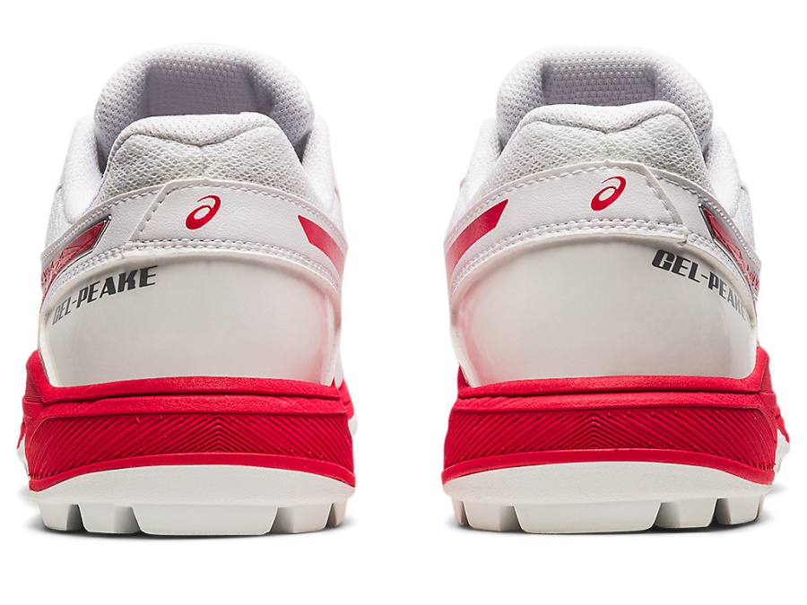 Asics White-Electric Red GEL-PEAKE GS