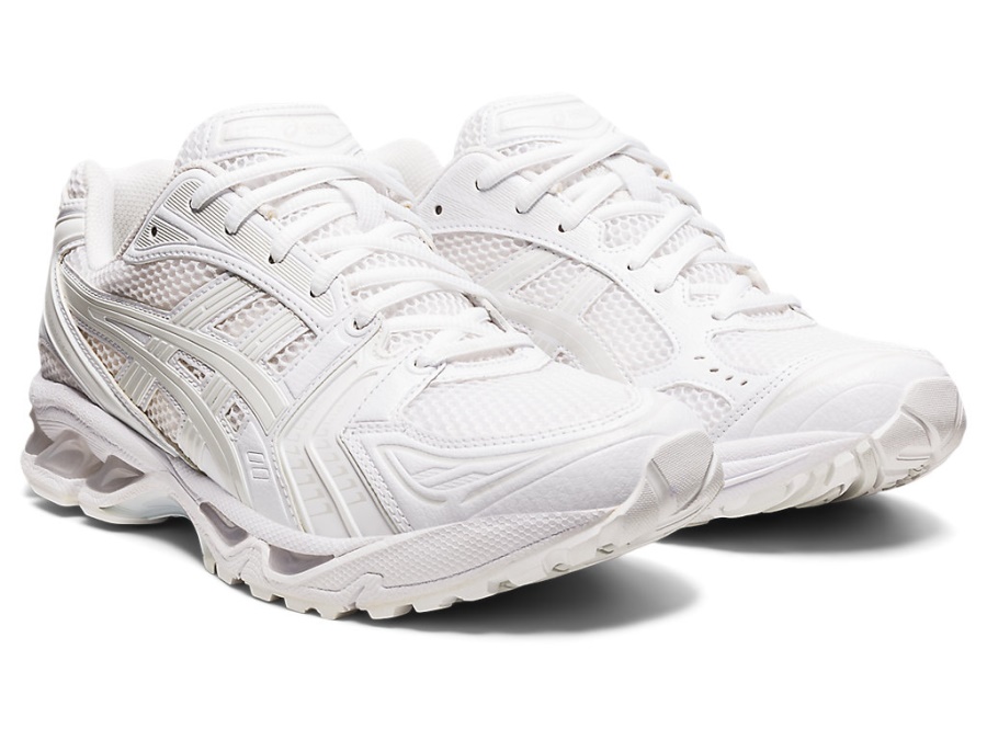 Asics White-Glacier Grey GEL-KAYANO 14