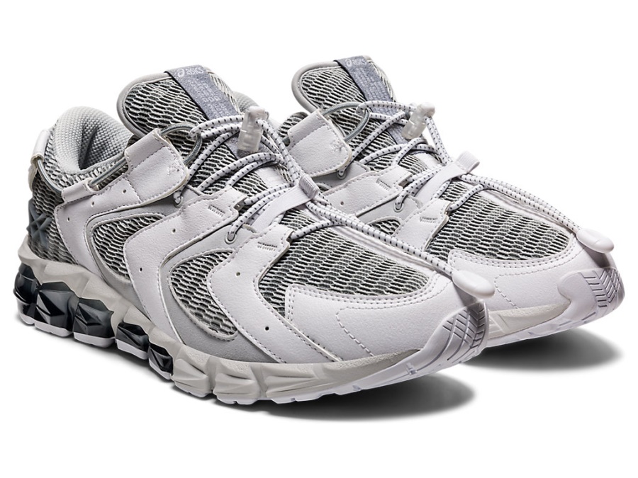 Asics White-Glacier Grey GEL-QUANTUM 180 6 RE