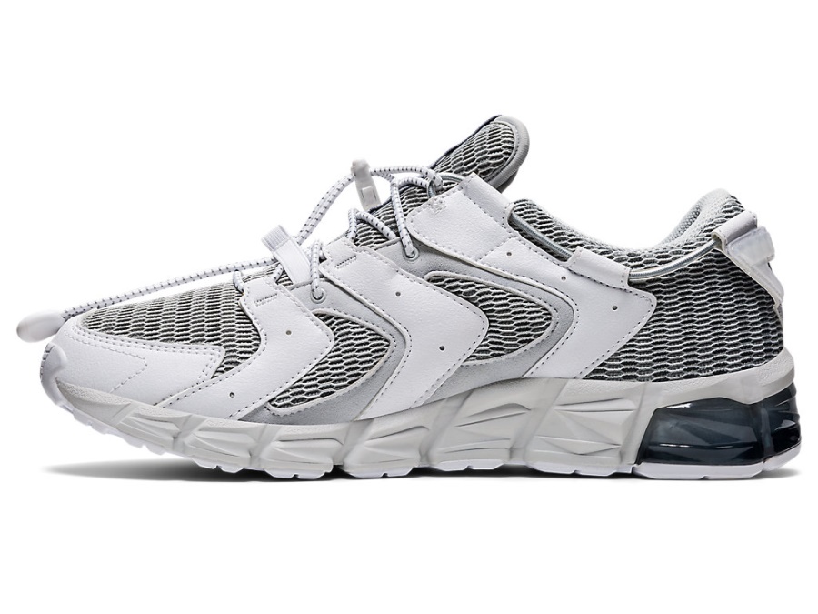 Asics White-Glacier Grey GEL-QUANTUM 180 6 RE