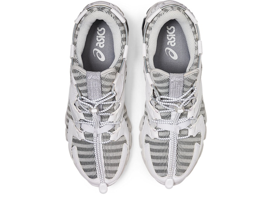 Asics White-Glacier Grey GEL-QUANTUM 180 6 RE