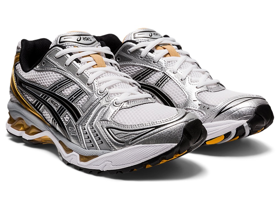 Asics White-Pure Gold GEL-KAYANO 14