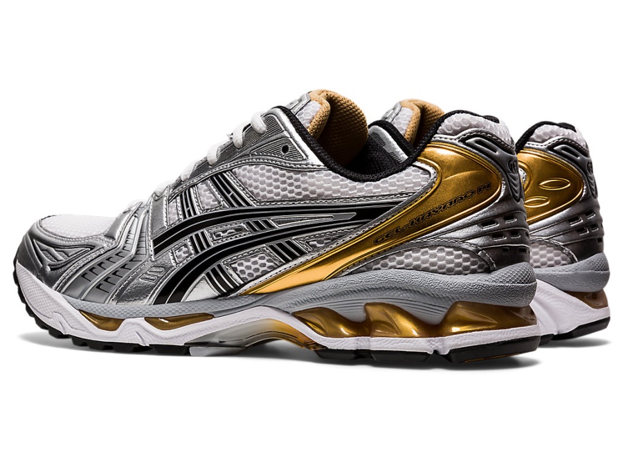 Asics White-Pure Gold GEL-KAYANO 14