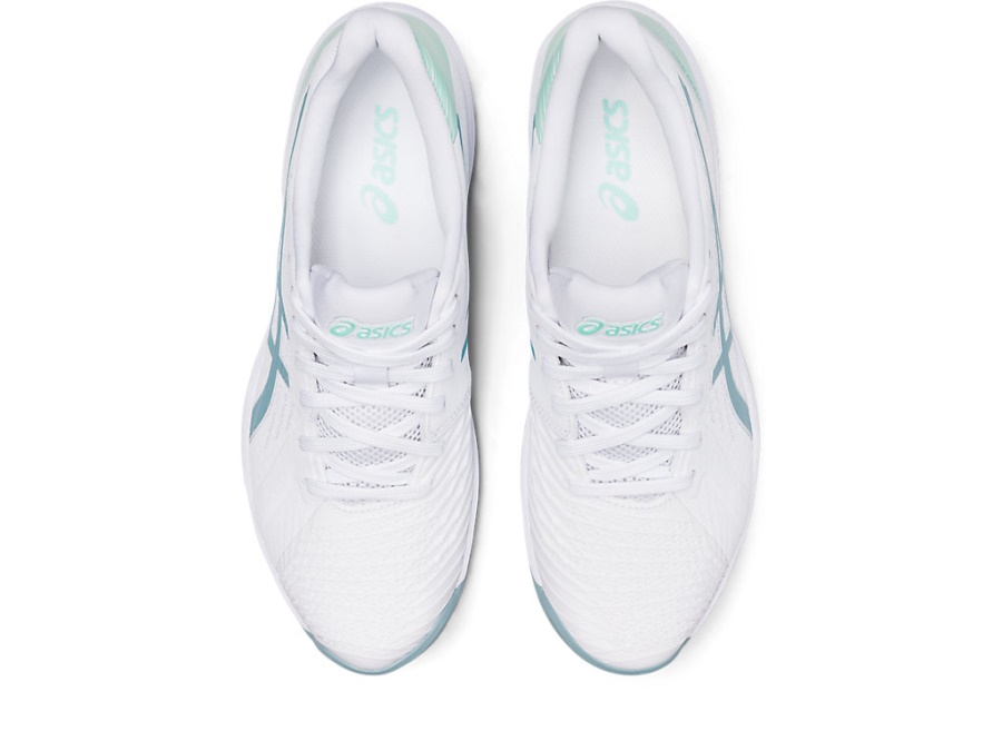Asics White-Smoke Blue SOLUTION SWIFT FF (HERRINGBONE)