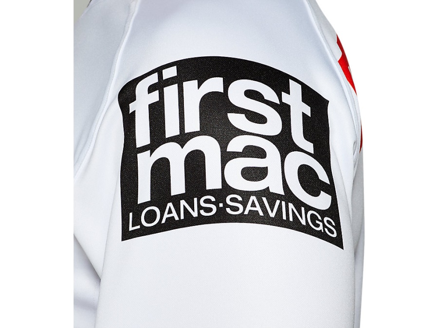 BRISBANE BRONCOS REPLICA AWAY JERSEY Brilliant White Asics