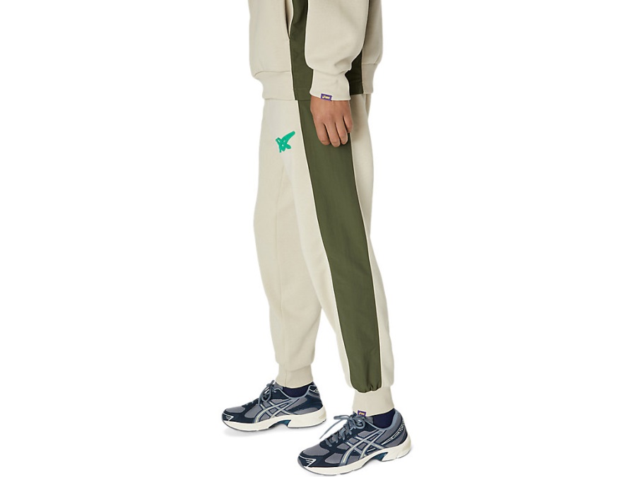 BRUSHED FRENCH TERRY PANT Putty Asics