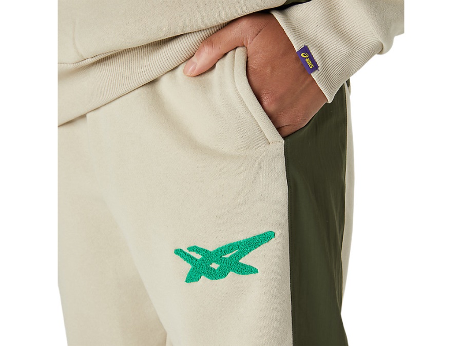BRUSHED FRENCH TERRY PANT Putty Asics
