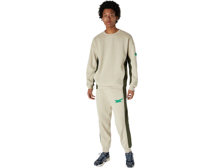 BRUSHED FRENCH TERRY PANT Putty Asics