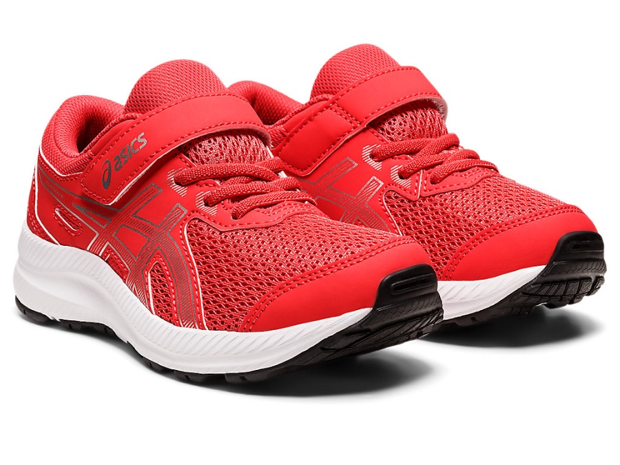 CONTEND 8 PS Red Alert-Pure Silver Asics