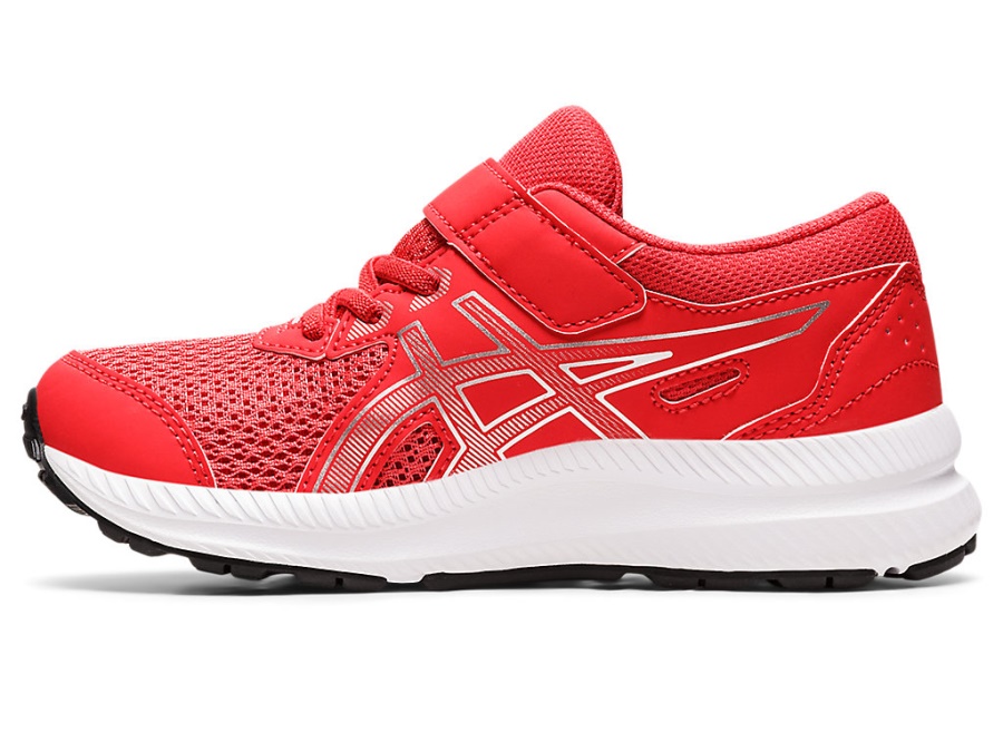 CONTEND 8 PS Red Alert-Pure Silver Asics