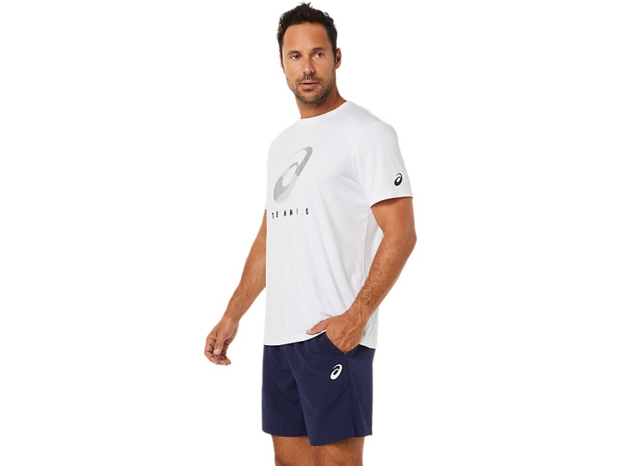 COURT SPIRAL TEE Brilliant White Asics
