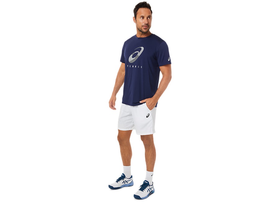 COURT SPIRAL TEE Peacoat Asics