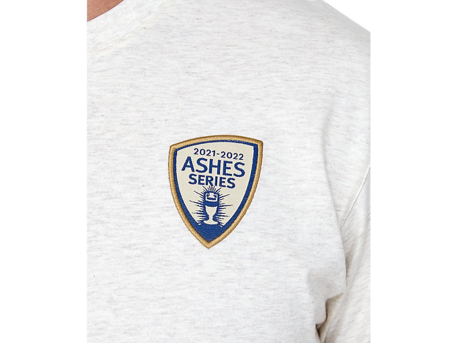 CRICKET AUSTRALIA ASHES TEE Cream Asics