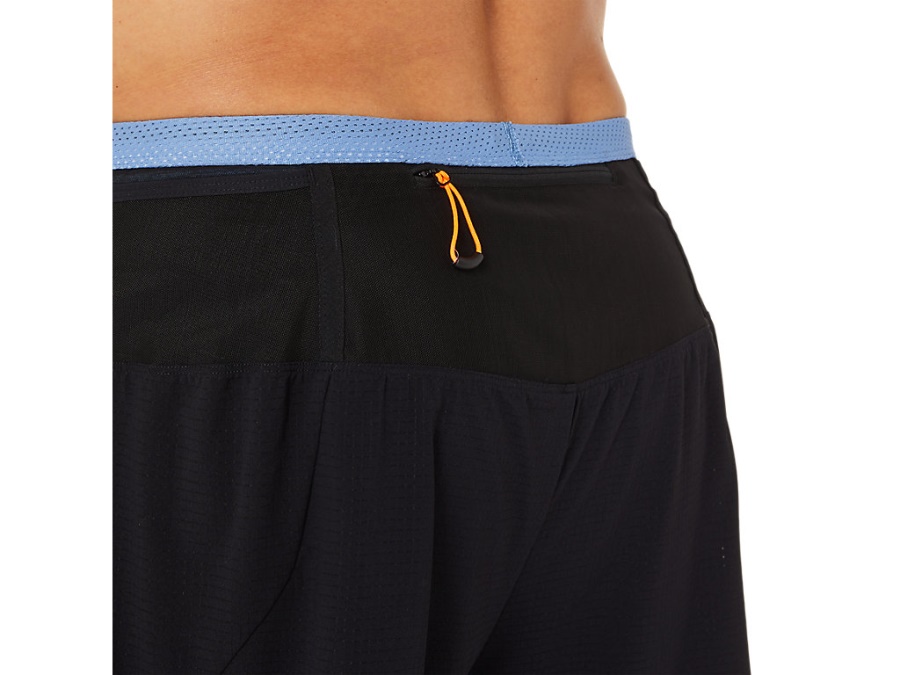 FUJITRAIL SHORT Performance Black-Blue Harmony Asics