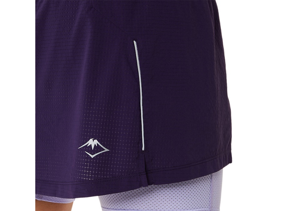 FUJITRAIL SKORT Night Shade-Vapor Asics