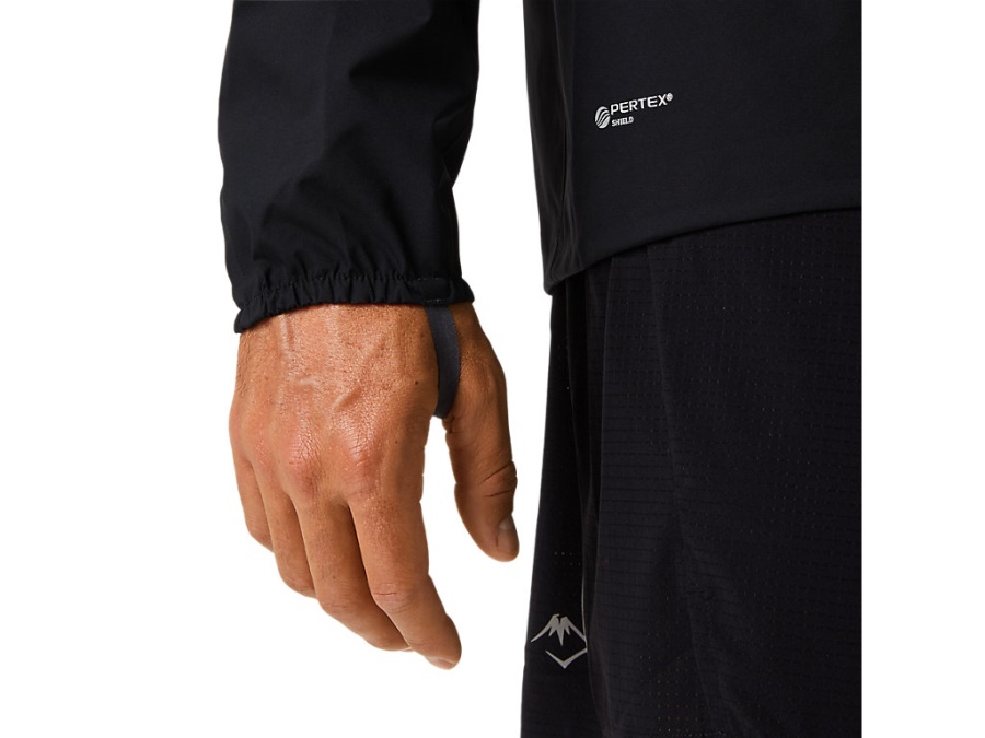 FUJITRAIL WATERPROOF JACKET Performance Black Asics