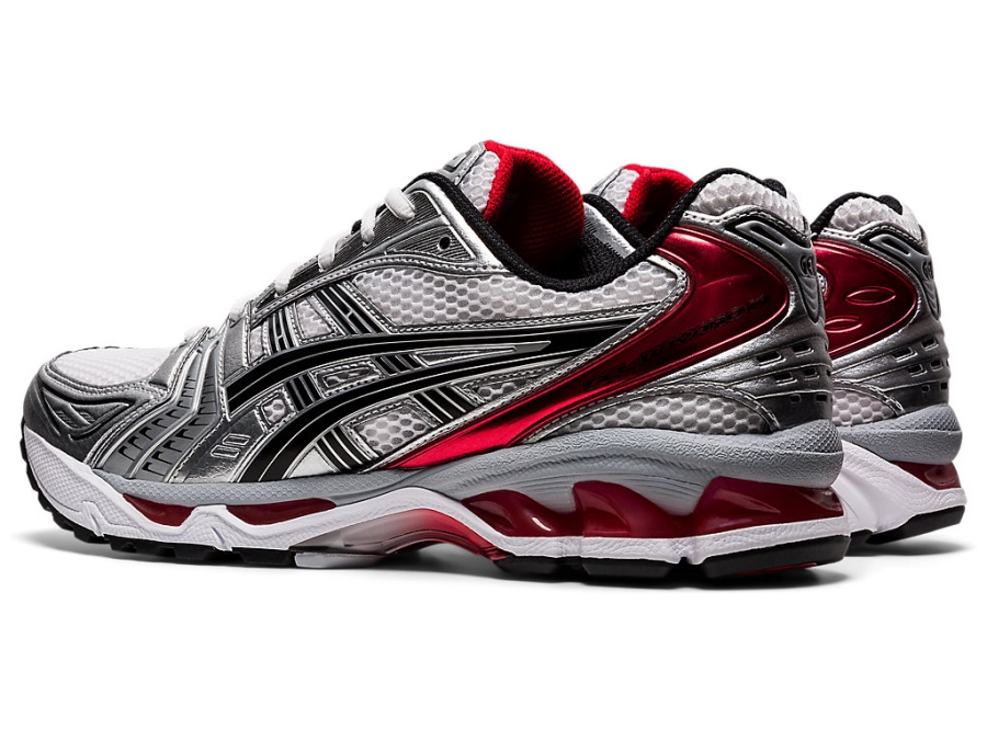GEL-KAYANO 14 White-Classic Red Asics