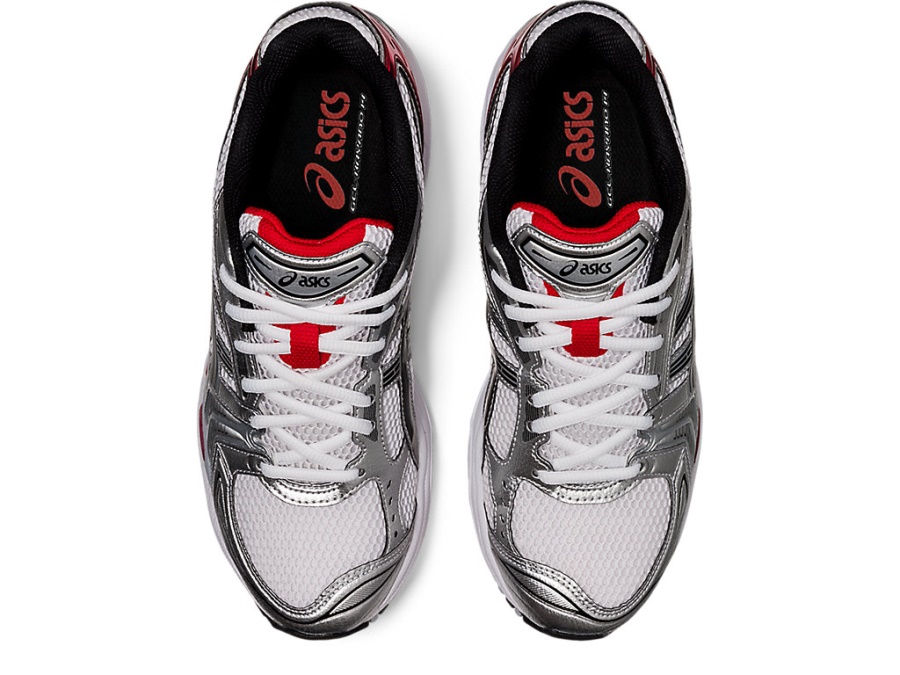 GEL-KAYANO 14 White-Classic Red Asics