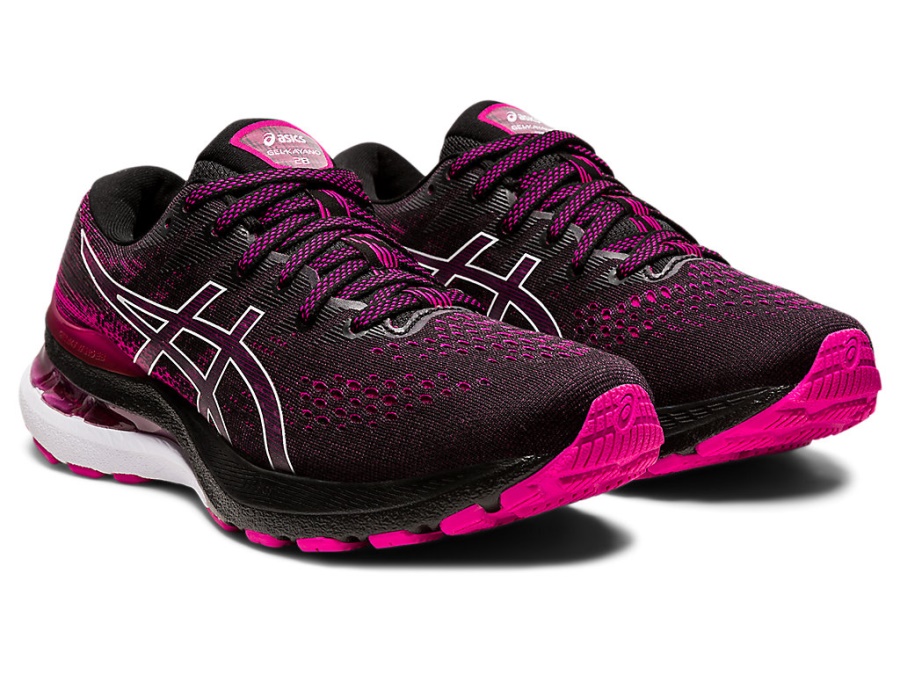 GEL-KAYANO 28 Black-Pink Rave Asics