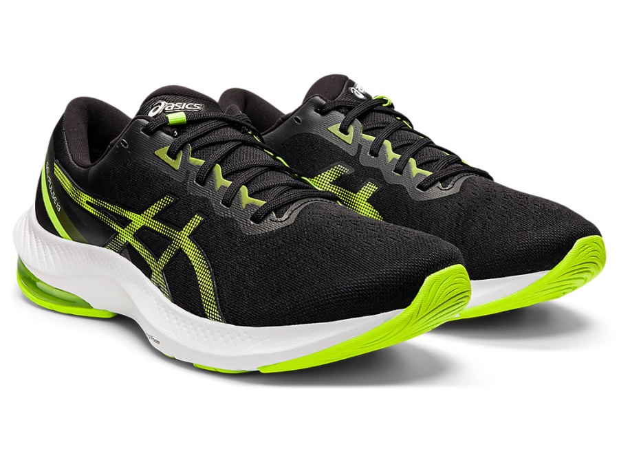 GEL-PULSE 13 Black-Hazard Green Asics