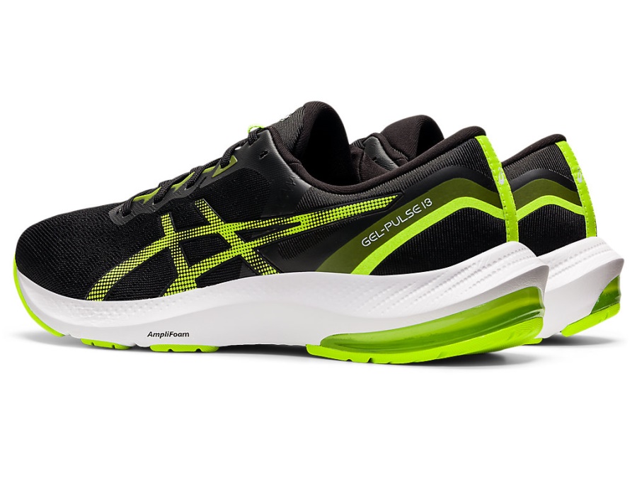 GEL-PULSE 13 Black-Hazard Green Asics