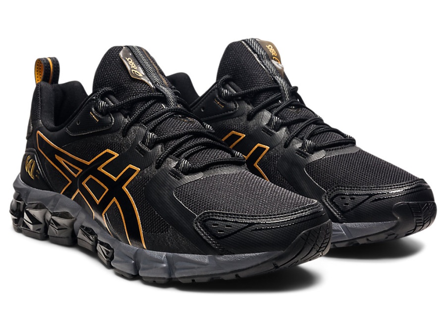 GEL-QUANTUM 180 6 Black-Pure Gold Asics