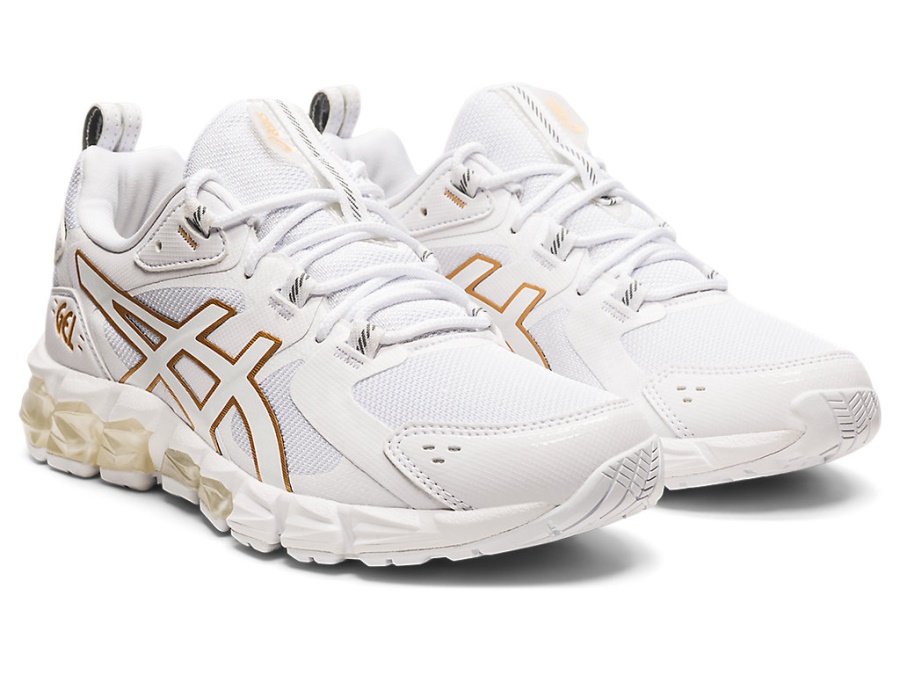 GEL-QUANTUM 180 6 White-Pure Gold Asics