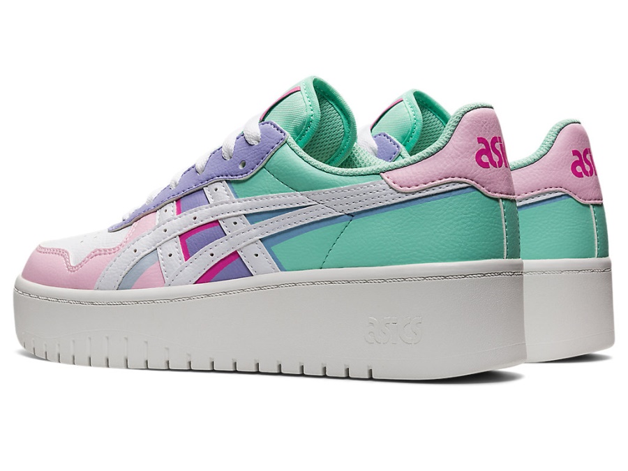JAPAN S PLATFORM (DETAIL MANIPULATION) White-Cotton Candy Asics