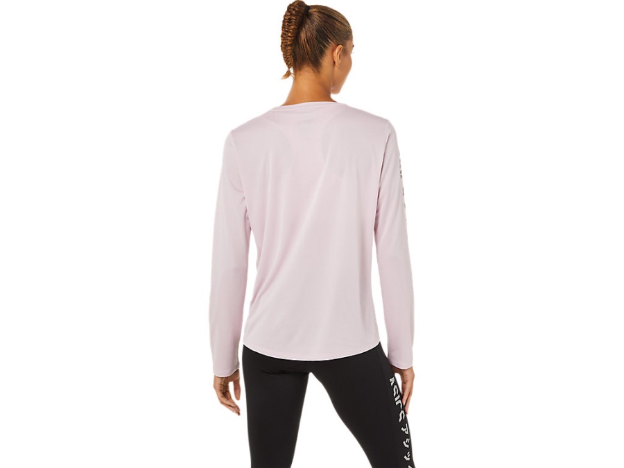 KATAKANA LONG SLEEVED TOP Barely Rose Asics