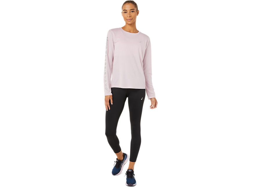 KATAKANA LONG SLEEVED TOP Barely Rose Asics