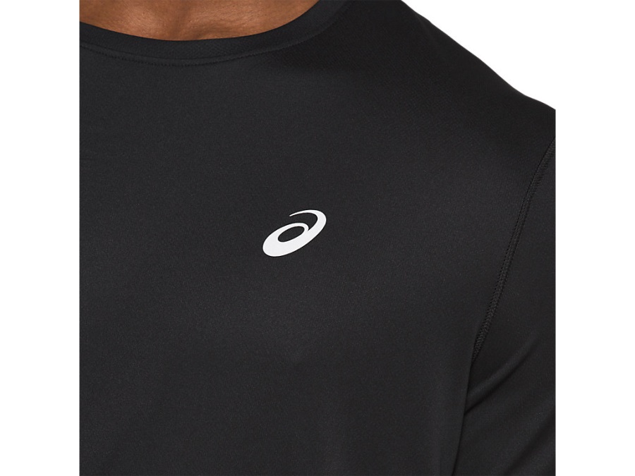 KATAKANA SHORT SLEEVED TOP Performance Black Asics