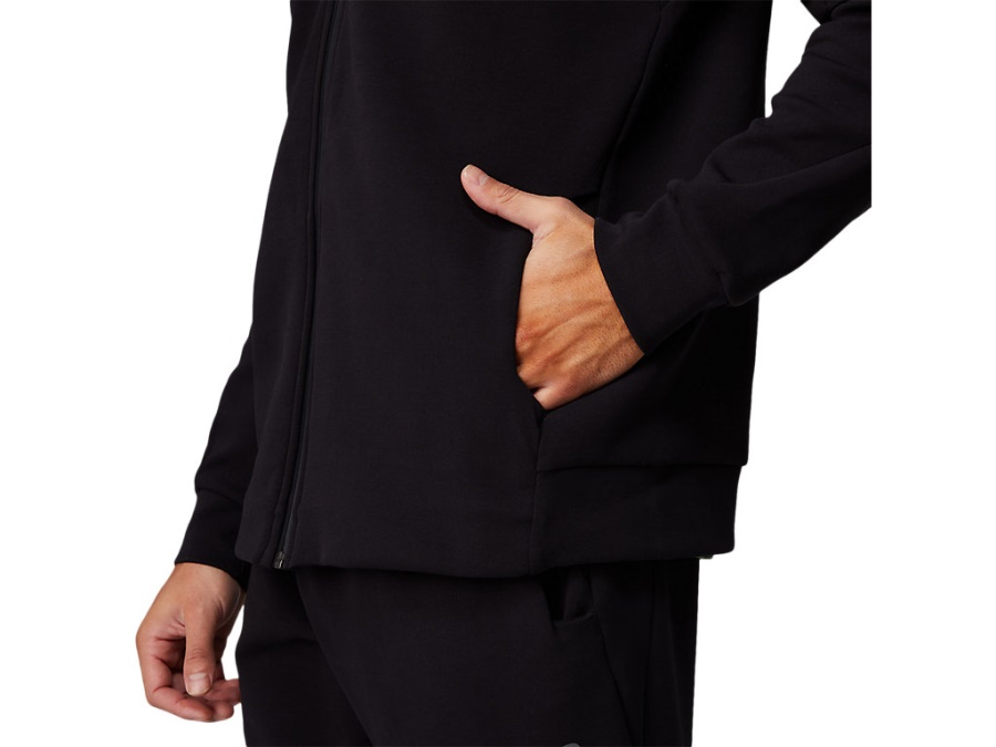 MOBILITY KNIT FULL ZIP HOODIE Performance Black Asics